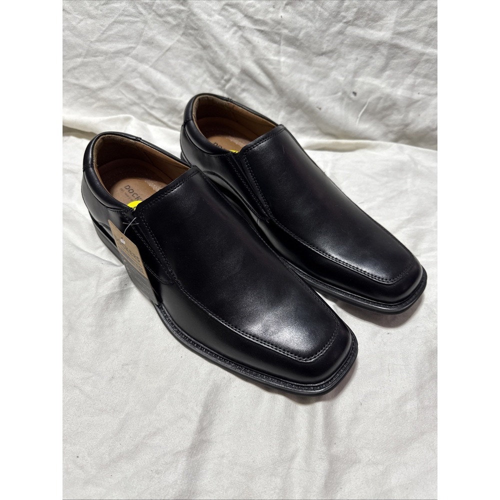 NEW DOCKERS PRO STYLE SHOES ALL MOTION COMFORT MENS SLIP-ON GENUINE LEATHER...